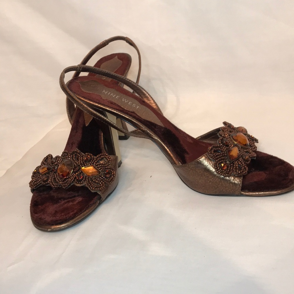 Nine West sling sandals